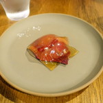 ドンブラボー - 鰤のカルパッチョ