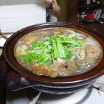 かたつむり - 仔熊の足煮込み入り熊茸鍋