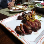 かたつむり - 鴨の絶品胸肉と背肉