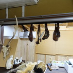 かたつむり - いろいろな動物の足のスモークがぶら下がっています