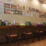 ラーメン明日香 - カウンター