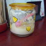 玉蘭 - おろしにんにく。お好みで料理の中へ。