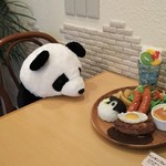 スマイルキッチン - 入口でパンダがお出迎え(^^)