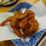 居酒屋鳥魚炉 - 小海老の唐揚げ