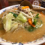 金ちゃん - 味噌ラーメン700円…今回は田子ニンニクを使用しています