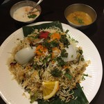 柔らかラムのビリヤニ