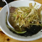 中華蕎麦 みやま - ネギラーメンです