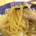 Menya Sakura 別表記：麺屋 桜 - 1710_Menya Sakura-麺や 桜-(LOTTE Shopping Avenue_野菜たっぷりタンメン(豚)＠65,000Rp 麺リフト。麺は普通