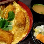 一番どり - 牡蠣の卵とじ丼