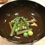 うを徳 - 和歌山うすい豆と筑波の蕨