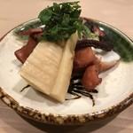 うを徳 - 明石産真蛸 柔らか煮、早筍