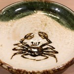 うを徳 - この蟹の皿大好き♡