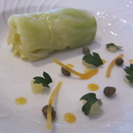 レストラン・モリエール - 黒ガレイのムニエル アンチョビ風味の焦がしバターソース