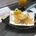 金沢回転寿司 輝らり - 白海老の天ぷら。