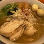 麺や来味 - 濃淡塩らぁ麺（650円別）