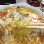 かが屋 - 辛酢麺の麺