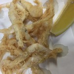 Fried white shrimp (seasonally limited)