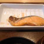 すき家 - おしんこ鮭朝食