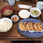餃子の花家 - 餃子ライスセット 6個 880円