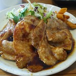 キッチン チカライト - しょうが焼き。