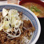Yoshinoya - 牛カルビ丼並＋豚汁