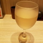 みどりのキッチン - グラス白ワイン