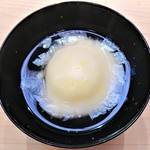 味 ふくしま - 『こかぶらの白味噌餡かけ』～!! 柔らかく煮込まれたこかぶらの白味噌餡かけは、隠し味に辛子とゆずを使っており、ホクホクあつあつで 優しい味わい～♪(*￣∇￣)ﾉ