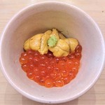 味 ふくしま - 『イクラと雲丹のいい蒸し』～!! プチプチっとして塩気と甘味を感じるイクラと、とろっとろ～～で甘いウニのいい蒸し～♪(*￣∇￣)ﾉ