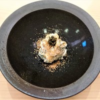 味 ふくしま - 『柿と菊菜の白和え』～!! 今が旬の柿と菊菜の白胡麻和え～♪(*￣∇￣)ﾉ