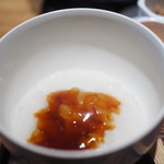 Hitoshinaya - べっこう餡を掛けたところ