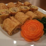 東天閣 - 卵春巻き