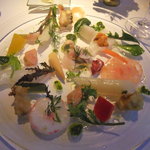 レストラン・ジョルジュマルソー - あんこうのカルパッチョ