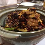 ホルモン麻辣炒め