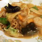 海麟 - あんかけ焼きそば。