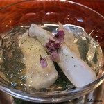 らん亭～ 美日庵 - 松茸の柑橘ジュレ掛け