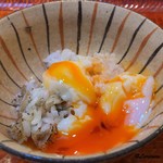 らん亭～ 美日庵 - 黄身を絡めて味わいます