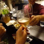 千葉君と乾杯