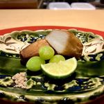 壱 - 海老芋、銀杏揚げ