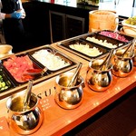 くらすわ レストラン - 契約農家の新鮮信州野菜 ブロッコリー、トマト、タマネギ、キャベツ、カリフラワー、ムラサキタマネギ