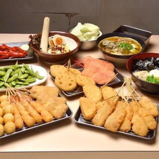 平日18時まで限定 ほぼ全品食べ放題コース 串カツ田中 亀戸店 亀戸 串揚げ 串かつ 食べログ