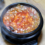 釜山 - ユッケジャンスープ