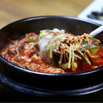 釜山 - ユッケジャンスープ