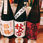 OKIRAKU - 日本酒飲み比べ