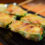 Yakitori Kushiyaki Kameya - ピー肉（2本）@320円＋税