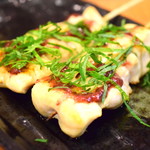 Yakitori Kushiyaki Kameya - ささみ梅じそ（2本）@400円＋税