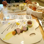 フローラ - 豚フィレ肉のローストと紫イモのピューレ
                                月夜のパレード