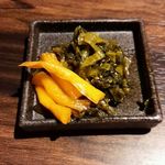 勝烈亭 - 漬物2種