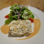 ラターブルドゥシュエット - きのこのテリーヌ  サラダ添え