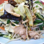 丸吉飯店 - 肉野菜炒め ７００円(税込)(2017年10月5日撮影)