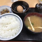 栄食堂 - 玉子かけご飯
            